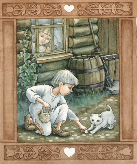 'Laying a trail' from Hansel and Gretel