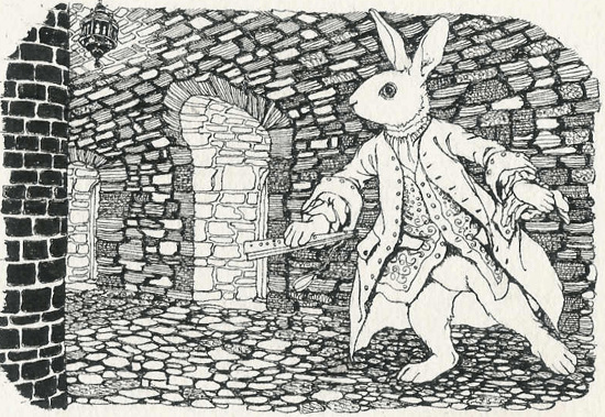 The White Rabbit from 'Alice in Wonderland'